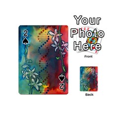 Flower Dna Playing Cards 54 Designs (mini) by RobLilly