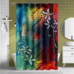 Flower Dna Shower Curtain 48  x 72  (Small)  Curtain(48  X 72 ) - 42.18 x64.8  Curtain(48  X 72 )