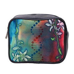 Flower Dna Mini Toiletries Bag (two Sides)