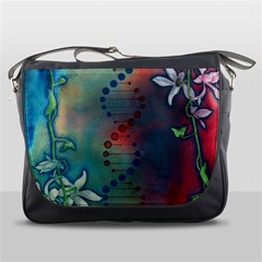 Flower Dna Messenger Bag by RobLilly