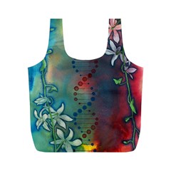 Flower Dna Full Print Recycle Bag (m)