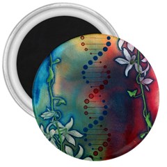 Flower Dna 3  Magnets by RobLilly