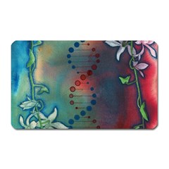 Flower Dna Magnet (rectangular) by RobLilly