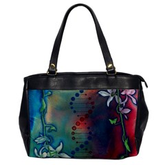 Flower Dna Oversize Office Handbag by RobLilly