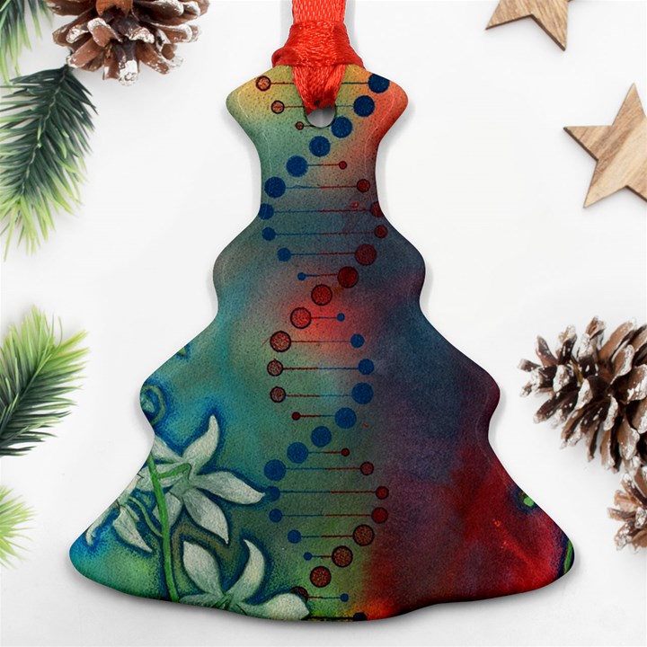 Flower Dna Ornament (Christmas Tree) 