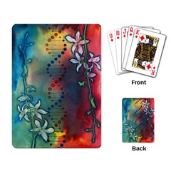 Flower Dna Playing Cards Single Design (rectangle)