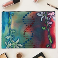 Flower Dna Cosmetic Bag (xxl) by RobLilly