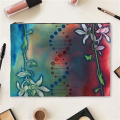 Flower Dna Cosmetic Bag (xl) by RobLilly