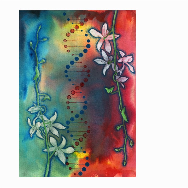 Flower Dna Large Garden Flag (Two Sides)