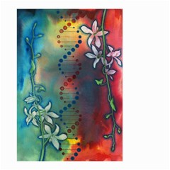 Flower Dna Small Garden Flag (two Sides) by RobLilly