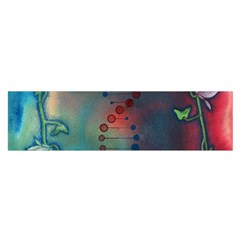 Flower Dna Satin Scarf (oblong) by RobLilly