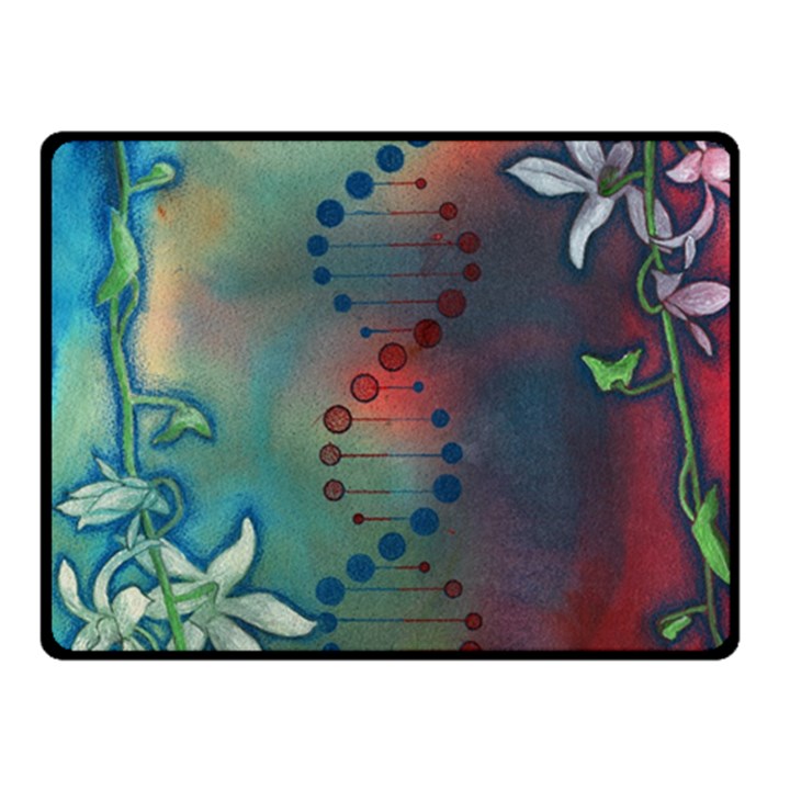 Flower Dna Fleece Blanket (Small)