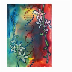 Flower Dna Large Garden Flag (two Sides) by RobLilly