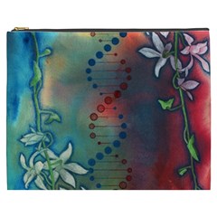 Flower Dna Cosmetic Bag (xxxl) by RobLilly