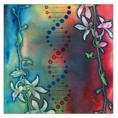 Flower Dna Large Satin Scarf (square) by RobLilly