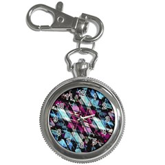 Matrix Grunge Print Key Chain Watches by dflcprintsclothing