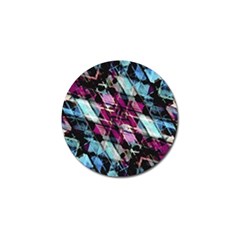 Matrix Grunge Print Golf Ball Marker (4 Pack) by dflcprintsclothing