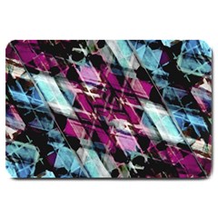 Matrix Grunge Print Large Doormat 