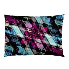 Matrix Grunge Print Pillow Case by dflcprintsclothing