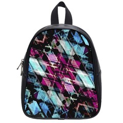 Matrix Grunge Print School Bag (small)