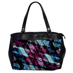 Matrix Grunge Print Oversize Office Handbag by dflcprintsclothing