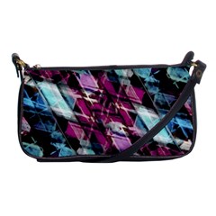 Matrix Grunge Print Shoulder Clutch Bag by dflcprintsclothing