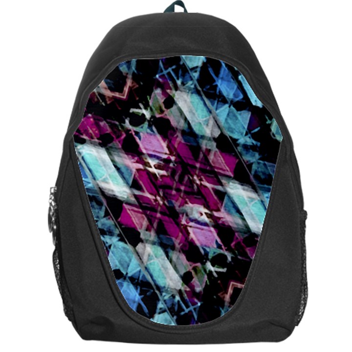 Matrix Grunge Print Backpack Bag