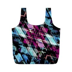 Matrix Grunge Print Full Print Recycle Bag (m) by dflcprintsclothing