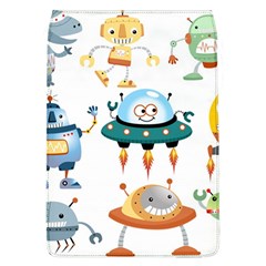 Vector set funny robots cartoon Removable Flap Cover (L)