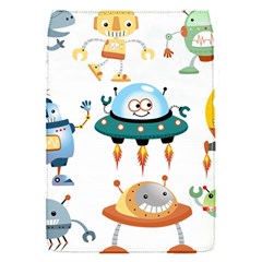 Vector set funny robots cartoon Removable Flap Cover (S)