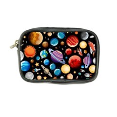 Background with many planets space Coin Purse