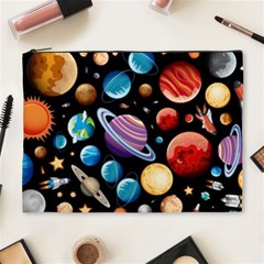 Background with many planets space Cosmetic Bag (XL)