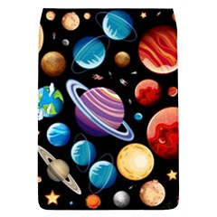 Background with many planets space Removable Flap Cover (L)