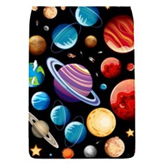 Background with many planets space Removable Flap Cover (S)