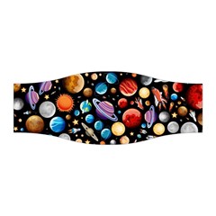 Background with many planets space Stretchable Headband