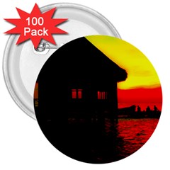 Ocean Dreaming 3  Buttons (100 Pack) 