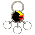 Ocean Dreaming 3-Ring Key Chain Front