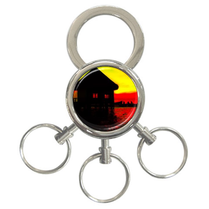 Ocean Dreaming 3-Ring Key Chain