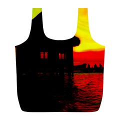 Ocean Dreaming Full Print Recycle Bag (l) by essentialimage