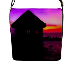 Ocean Dreaming Flap Closure Messenger Bag (l) by essentialimage