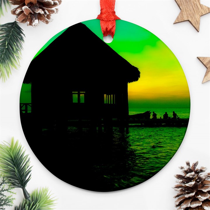 Ocean Dreaming Ornament (Round)