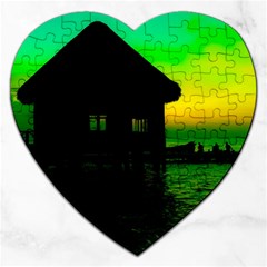 Ocean Dreaming Jigsaw Puzzle (heart) by essentialimage