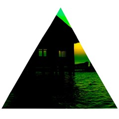 Ocean Dreaming Wooden Puzzle Triangle by essentialimage