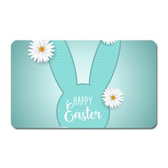 Easter Bunny Cutout Background 2402 Magnet (rectangular)