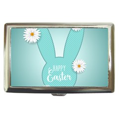 Easter Bunny Cutout Background 2402 Cigarette Money Case by catchydesignhill