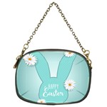 Easter Bunny Cutout Background 2402 Chain Purse (Two Sides) Back