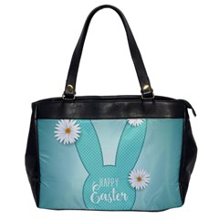 Easter Bunny Cutout Background 2402 Oversize Office Handbag