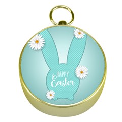 Easter Bunny Cutout Background 2402 Gold Compasses by catchydesignhill