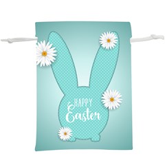 Easter Bunny Cutout Background 2402  Lightweight Drawstring Pouch (xl) by catchydesignhill