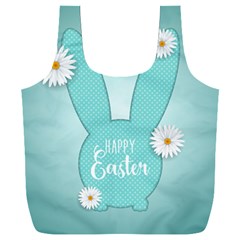 Easter Bunny Cutout Background 2402 Full Print Recycle Bag (xxl) by catchydesignhill